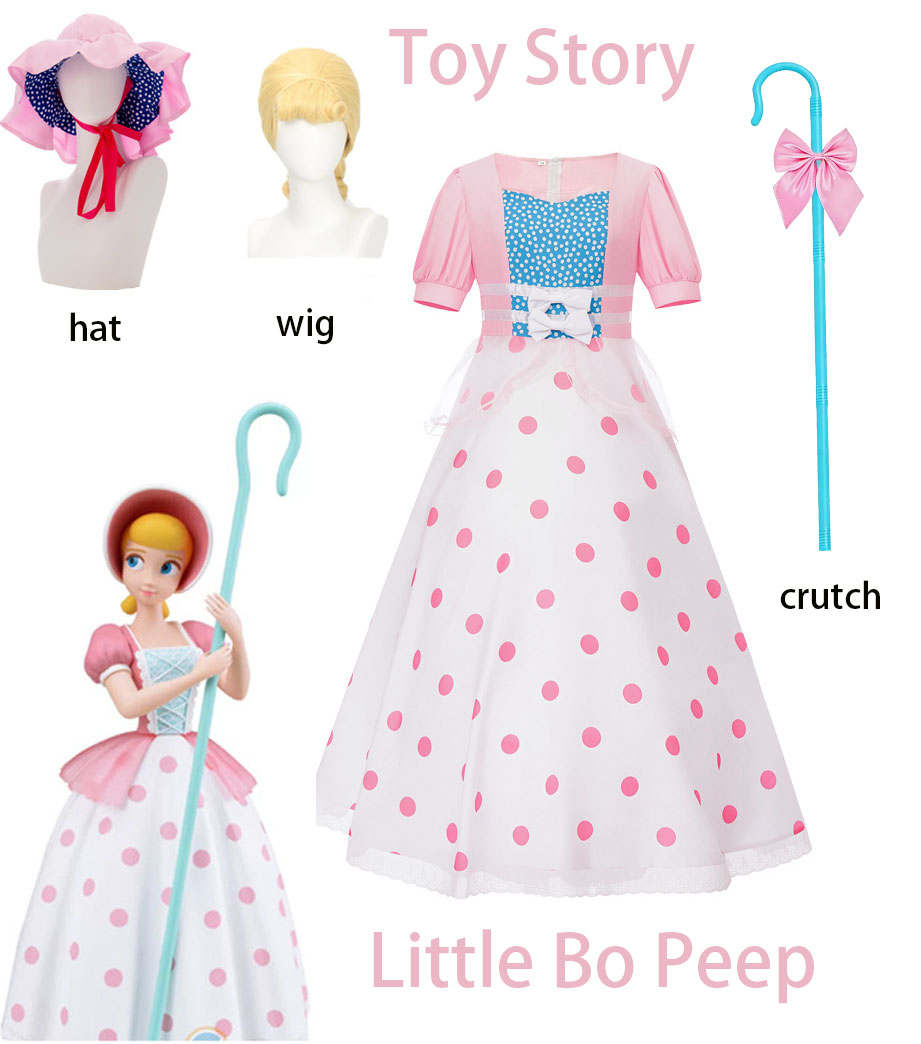 Philodendron Pink Princess - Набор костюмов для косплея «Девочка-пастушка», розовое