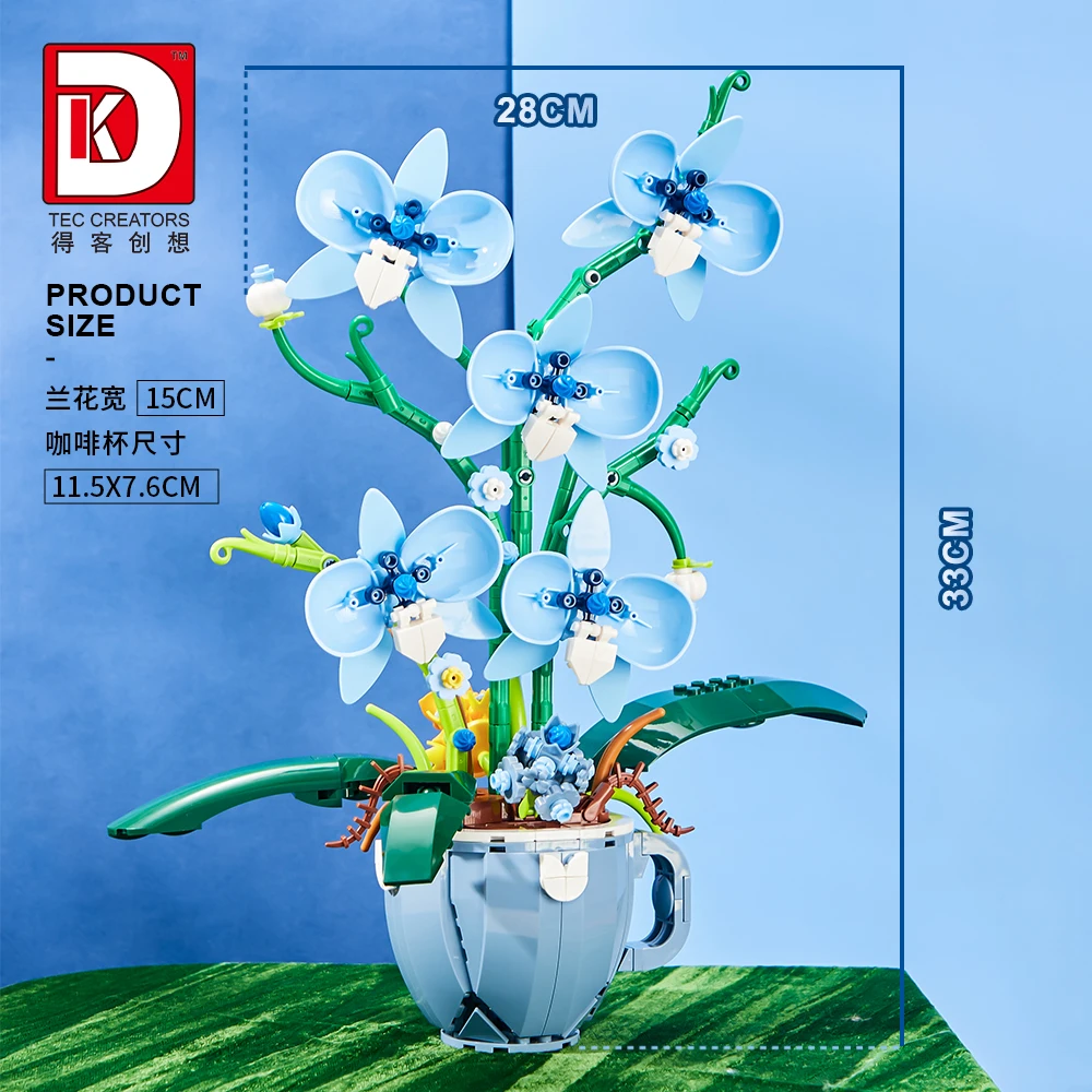 Конструктор MOC: Букет орхидей – обзор и цена Plant Parent Yearly